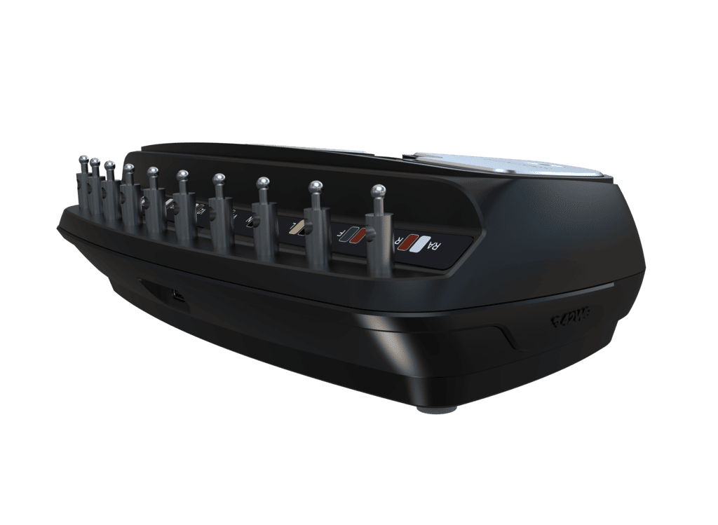 Analisador de Cardioversor VitalPace - Vista Traseira